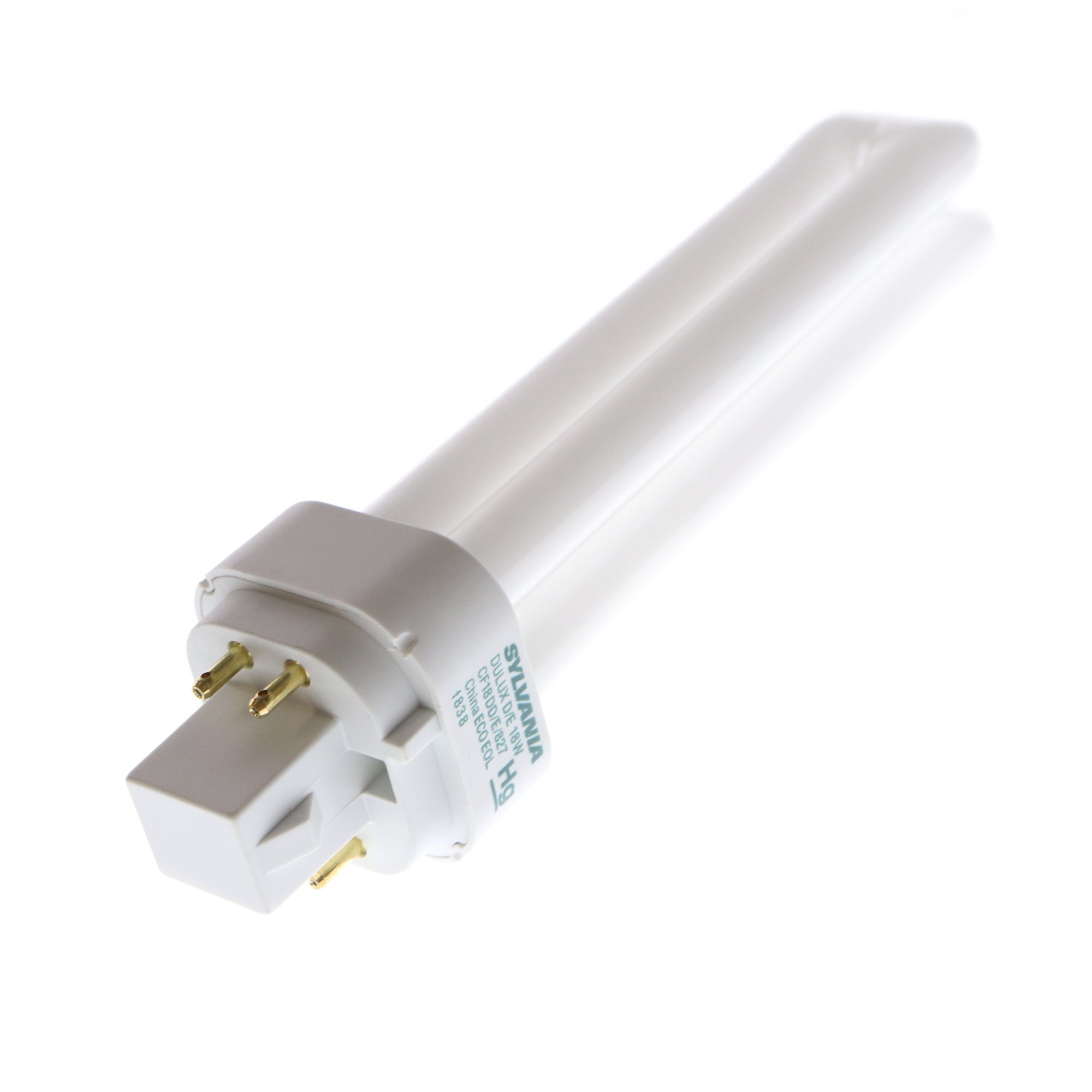 Sylvania 20683 Compact Fluorescent 4 Pin Double Tube 2700K, 18-watt