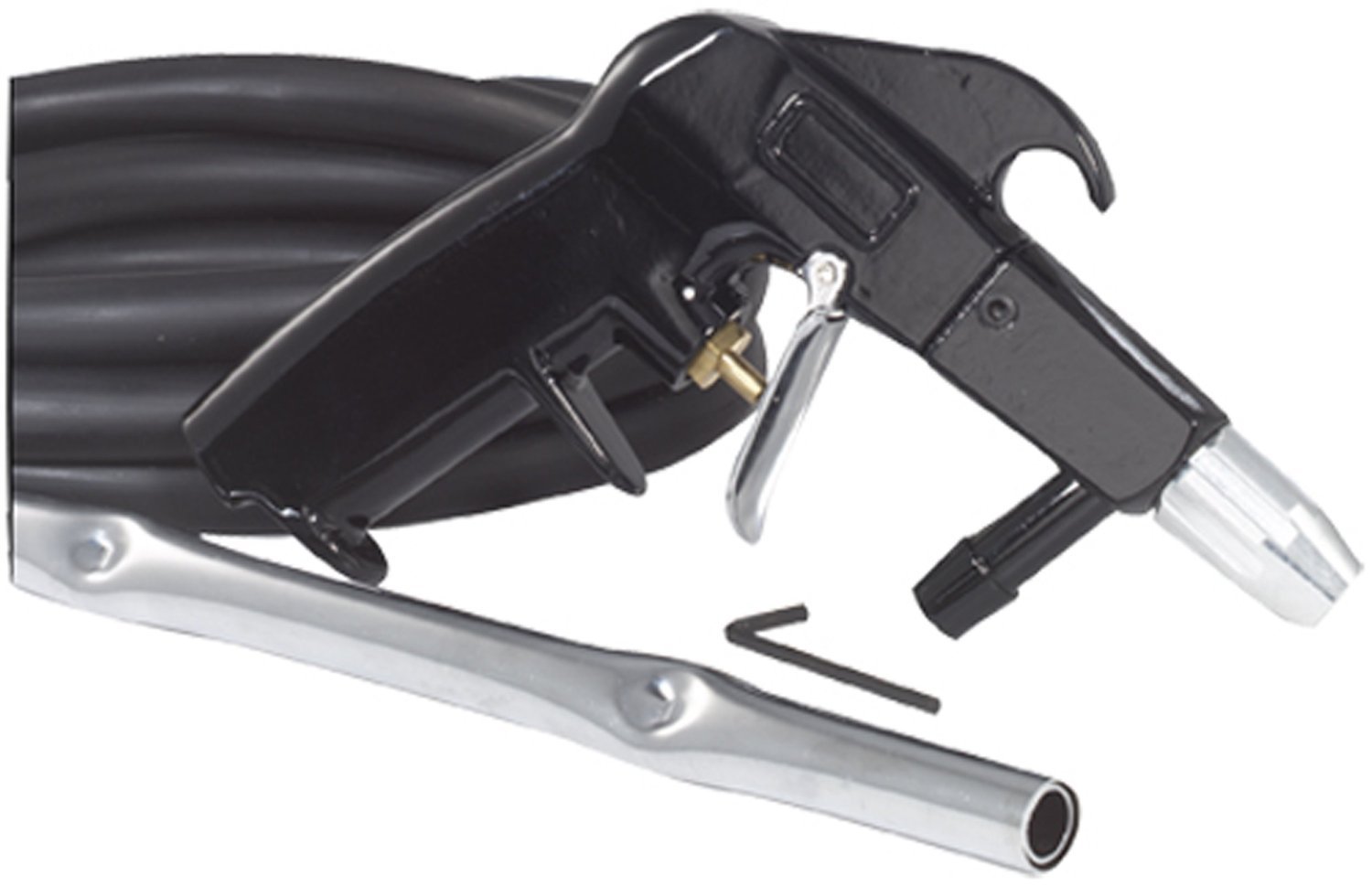 Sand Blaster with 10 Foot Hose, Sand Blast Gun, and Wrench - Siphon Feed (Campbell Hausfeld AT122601AV) , Black