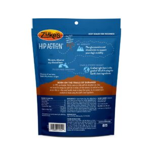 Zuke’s Hip Action, Hip And Joint Support, Soft And Chewy Natural Dog Treats , Peanut Butter And Oats Recipe - 6.0 OZ Bag