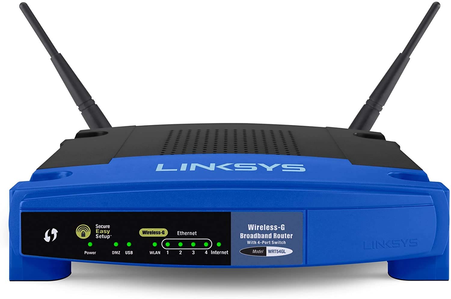 Linksys Open Source WiFi Wireless-G Broadband Router, Speeds up to (AC1200) 1.2Gbps - WRT54GL