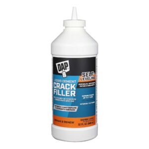 dap 37584 liquid cement crack filler, 1 quart, gray