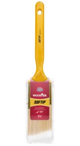 wooster brush 1/2 q3208-1.5 q3208-1-1/2 softip angle sash paintbrush, 1-1/2-inch, 1-1/2" , white