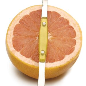 RSVP International Endurance Grapefruit Tool Collection Stainless Steel, Dishwasher Safe, Double Knife