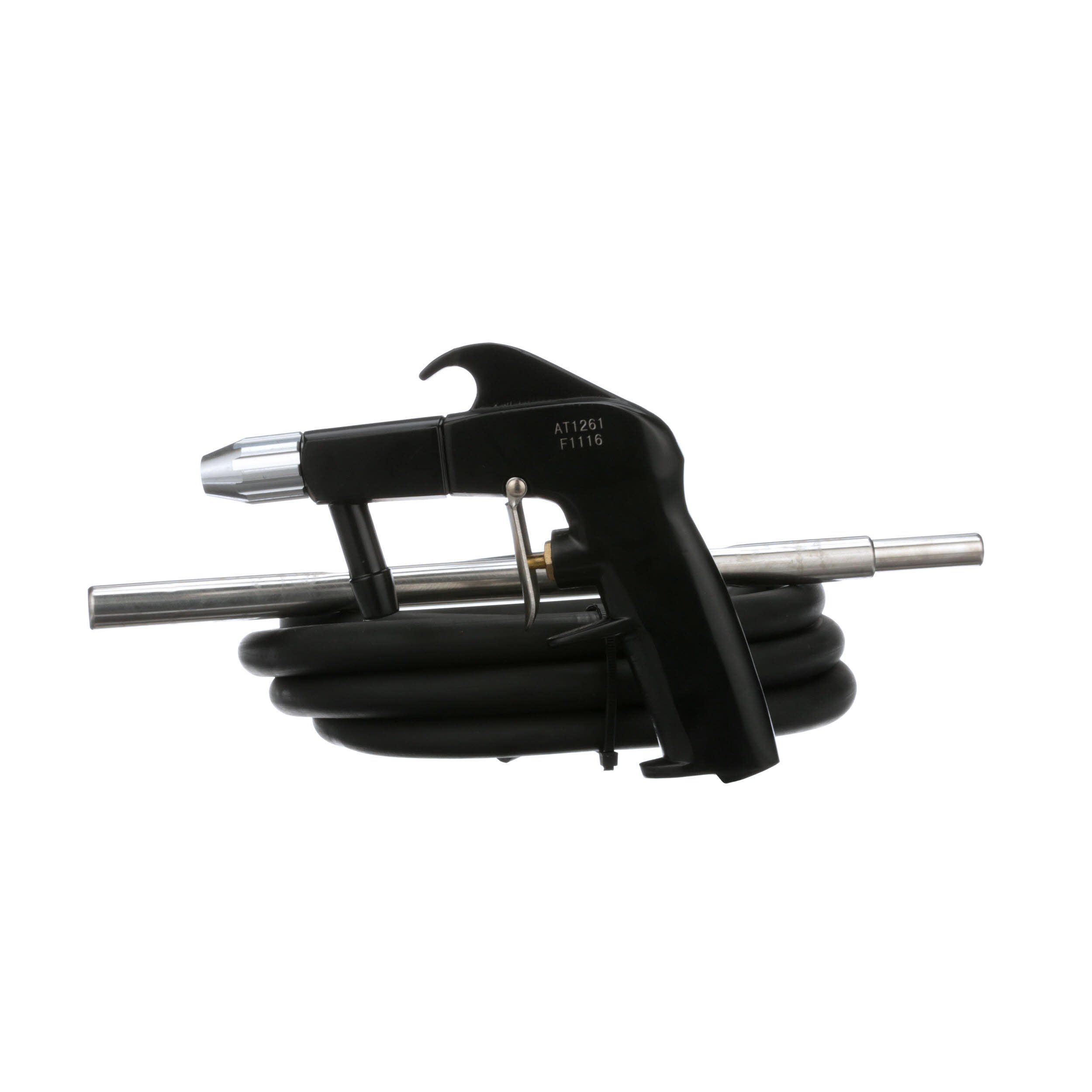 Sand Blaster with 10 Foot Hose, Sand Blast Gun, and Wrench - Siphon Feed (Campbell Hausfeld AT122601AV) , Black