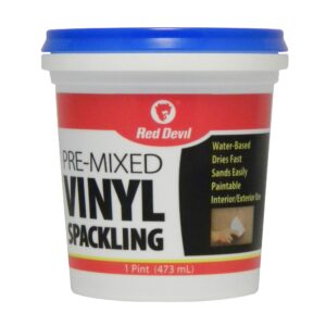 Red Devil 0538 Pre-Mixed Vinyl Spackling, 1 Pint