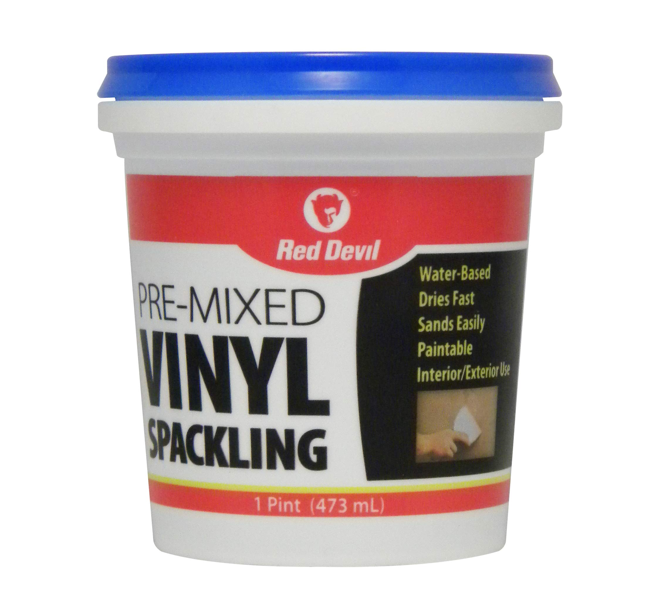 Red Devil 0538 Pre-Mixed Vinyl Spackling, 1 Pint