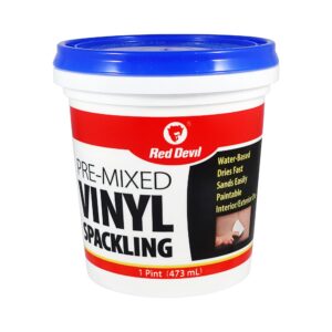 red devil 0538 pre-mixed vinyl spackling, 1 pint