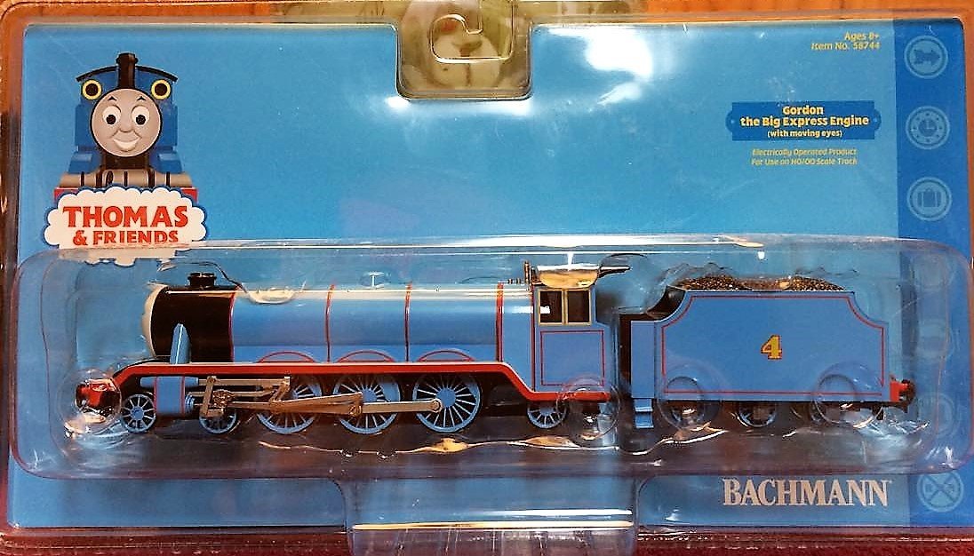 Bachmann Trains - THOMAS & FRIENDS GORDON THE EXPRESS ENGINE w/Moving Eyes - HO Scale