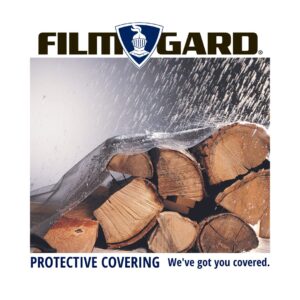 Film-Gard 626031 Construction Plastic Sheeting 10' Width X 100' Length X 6 mil Thick, Black, 1 Count