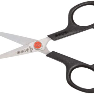 Mundial Red Dot Embroidery Scissors 4.25", Knife Edge