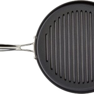 Cuisinart 630-30 Chef's Classic Nonstick Hard-Anodized 12-Inch Round Grill Pan,Black