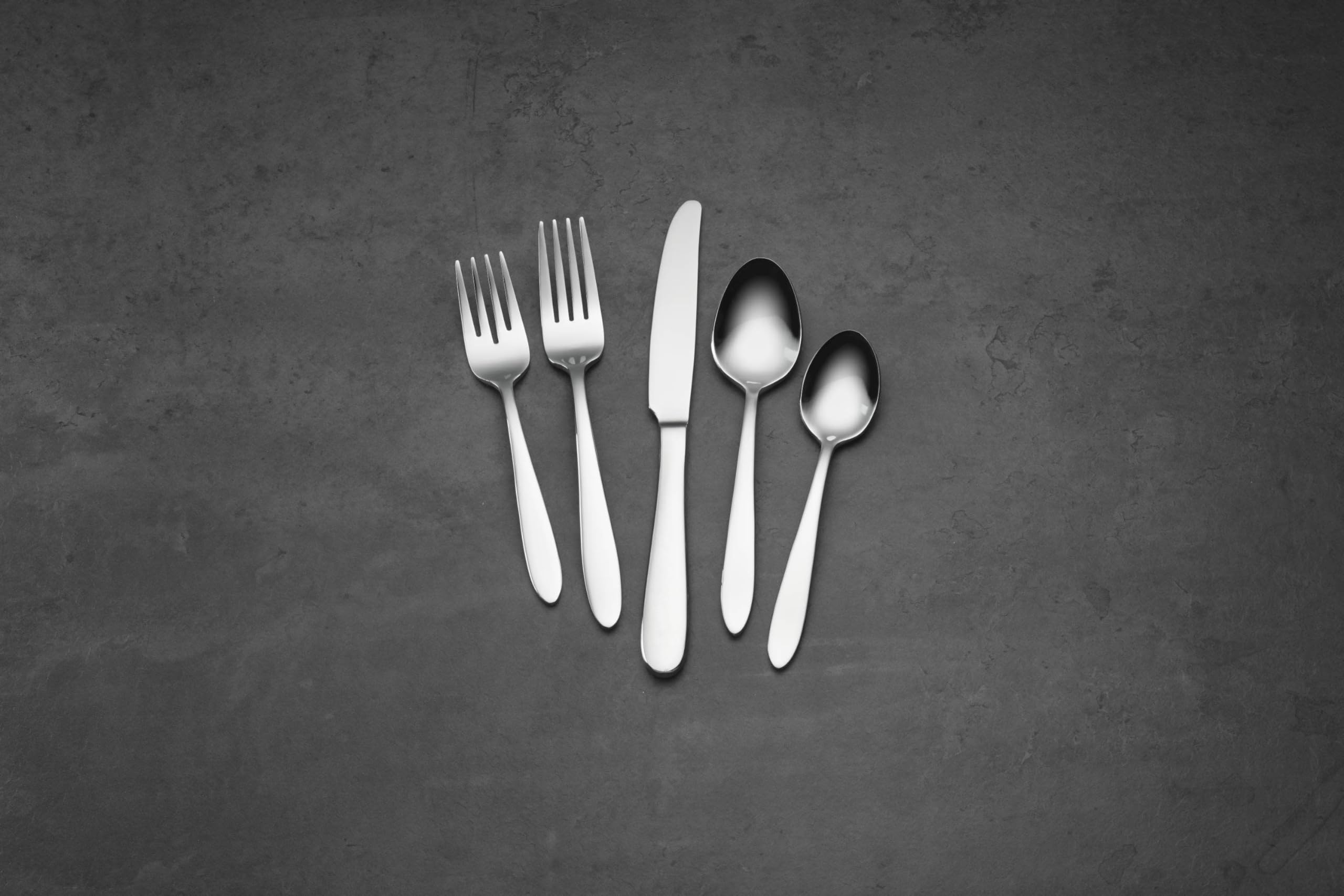 Oneida Mooncrest 20-Piece Flatware Set, Service for 4, Silver