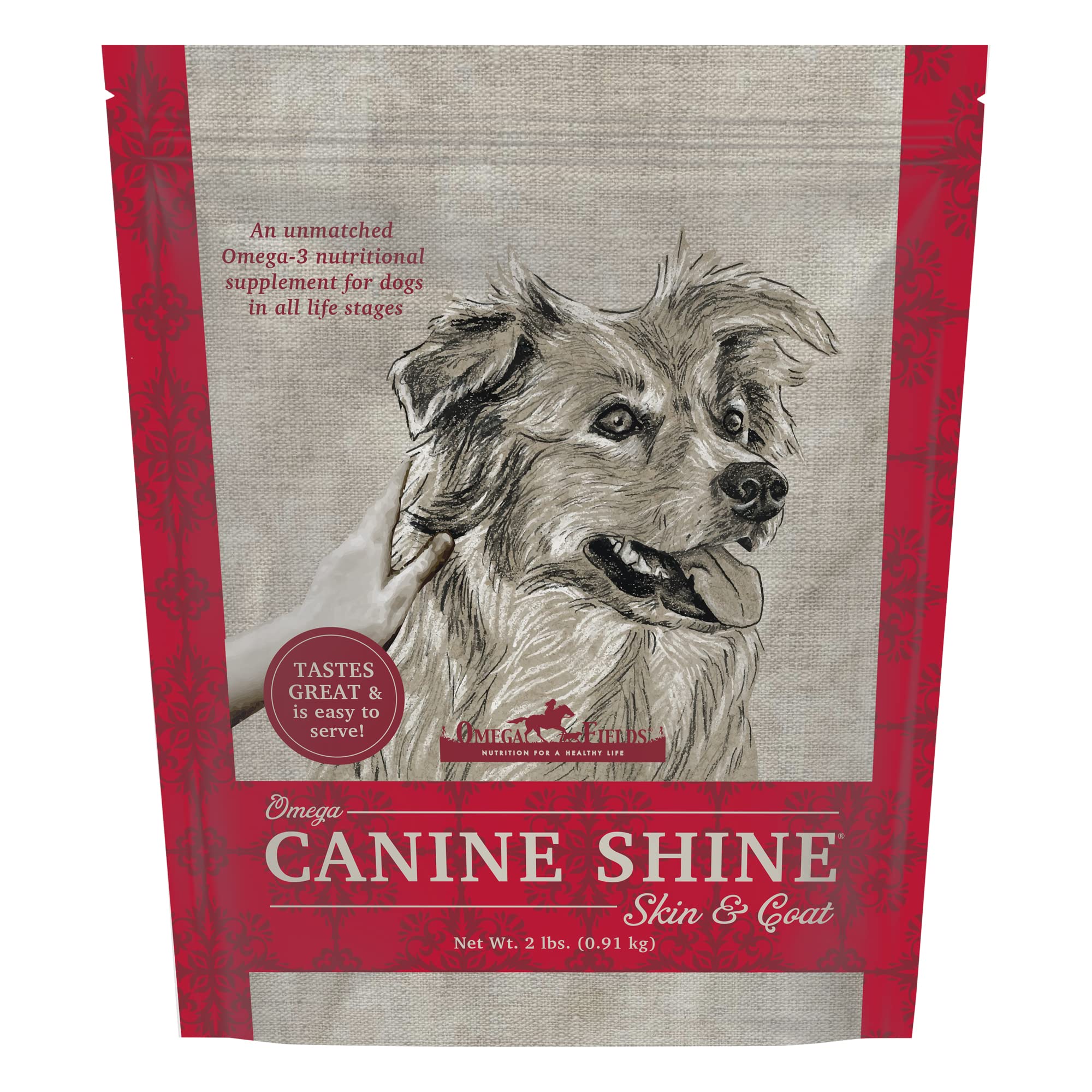 Omega Canine Shine, 2 Lb bag