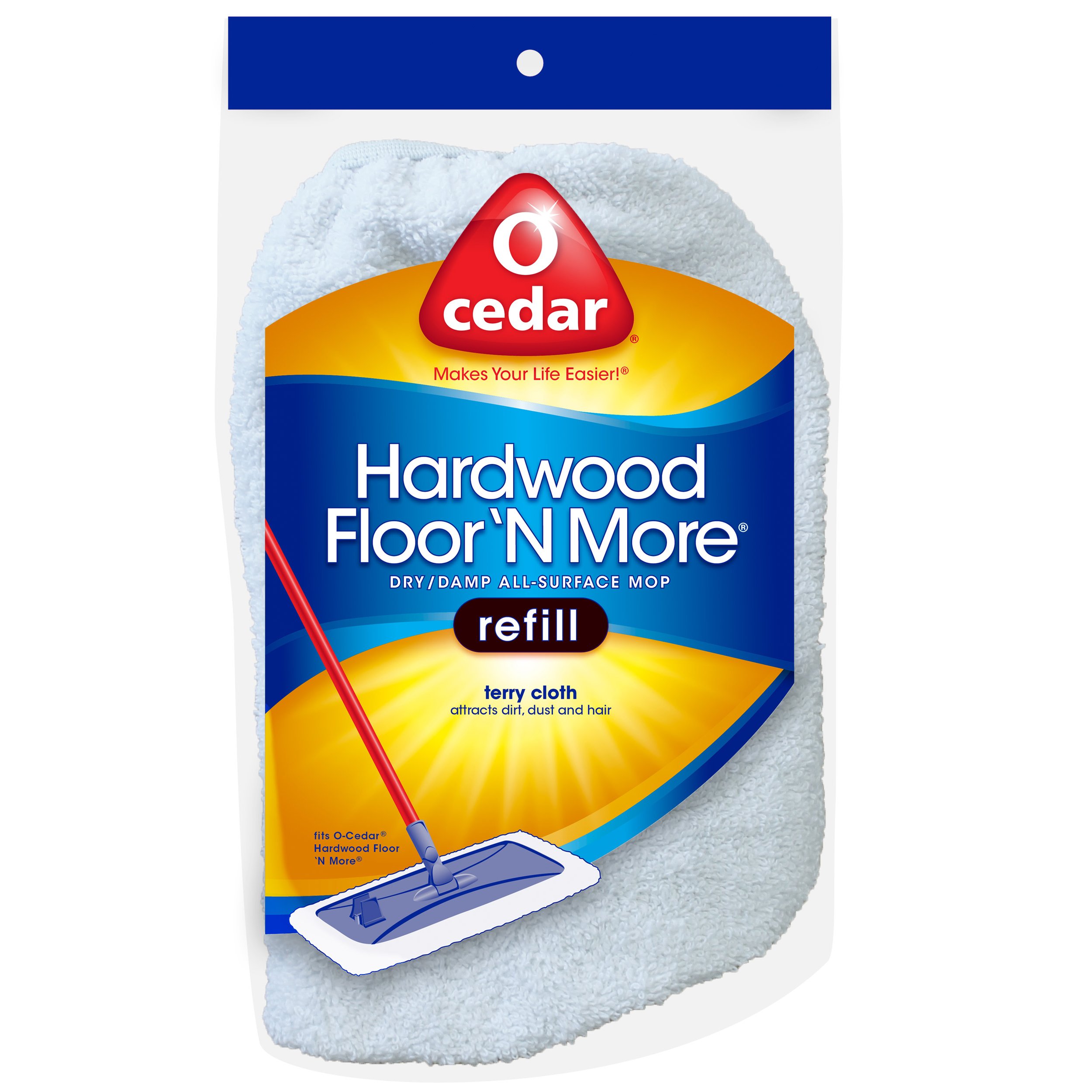 O-Cedar Hardwood Floor 'N More Terry Cloth Refill