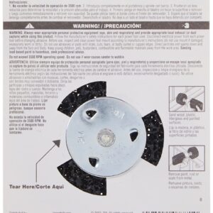 3M 7771 Stripper Brush, 4" Diameter