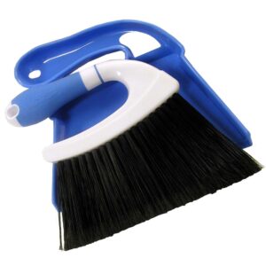 Quickie Mini Broom Sweep and Small Dustpan, for Easy Compact Clean Kitchen and Home Use