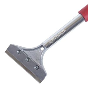 ROBERTS 4" Wide Floor and Wall Scraper and Stripper with 12" Handle