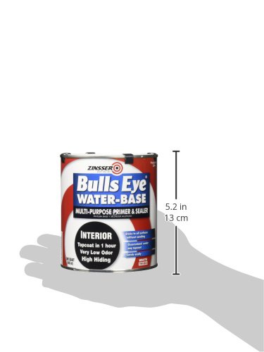 Zinsser 2244 Bulls Eye WB Primer Sealer, Quart, White, 32 Fl Oz