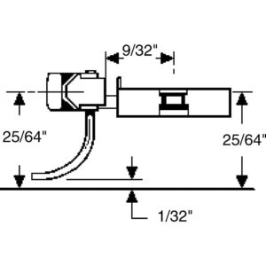 Kadee 147 Medium Underset Shank Whisker Coupler 1/4 2pr KADU0147