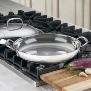 Cuisinart 725-30D Chef's Classic Stainless 12-Inch Everyday Pan with Dome Cover, Silver