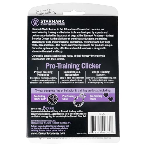 Starmark Pro-Training Clicker for Dogs