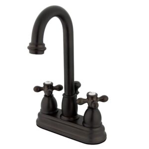 elements of design eb3615ax centerset deck mount lavatory faucet with pop-up, 4", oil rubbed bronze