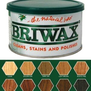 Briwax (Tudor Brown) Furniture Wax Polish, Cleans, stains, and polishes