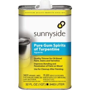 sunnyside corporation 87032 1-quart pure gum spirits