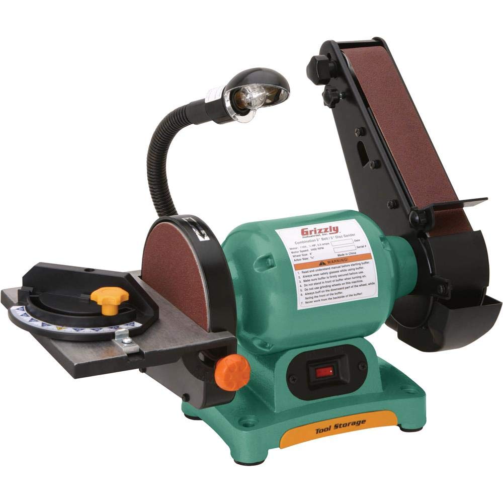 Grizzly Industrial H7761-2" x 27" Belt/6" Disc Combo Sander