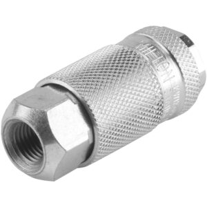 Milton (S-790) 1/4" FNPT Female L-Style Coupler - Steel,Silver