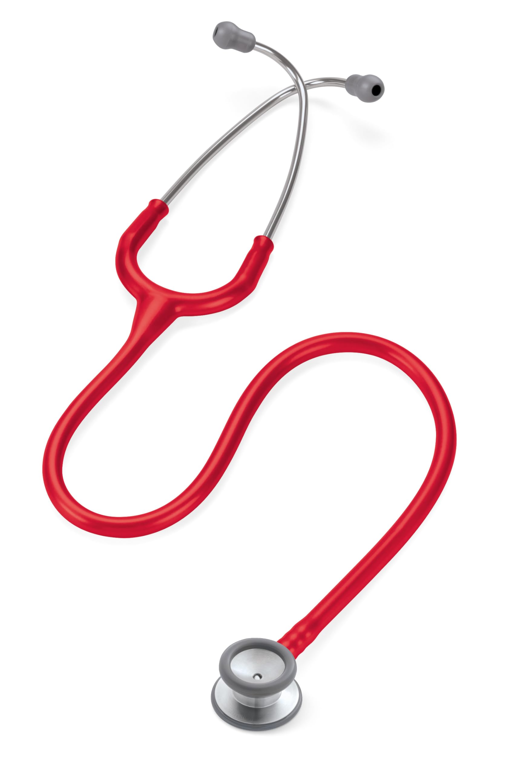 3M Littmann Classic II Pediatric Stethoscope, 2113R, Stainless Steel Chestpiece, 28" Red Tube