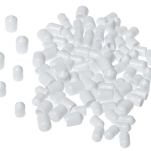 ClosetMaid 75350 24 Large and 60 Small End Caps, White, 84-Pack