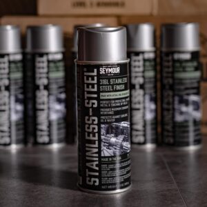 Stainless Steel Rust Protective Spray Paint - STAINLESS STEEL SPRAY 16 Oz. Can, 13 Oz. Net Wt