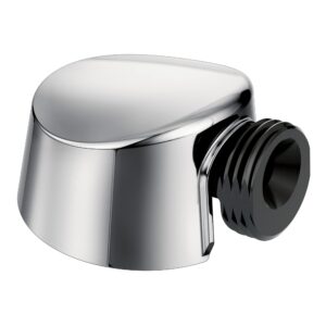 moen round chrome drop ell handheld shower wall connector, a725