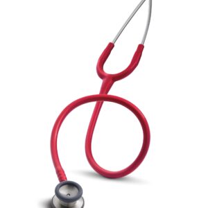 3M Littmann Classic II Pediatric Stethoscope, 2113R, Stainless Steel Chestpiece, 28" Red Tube