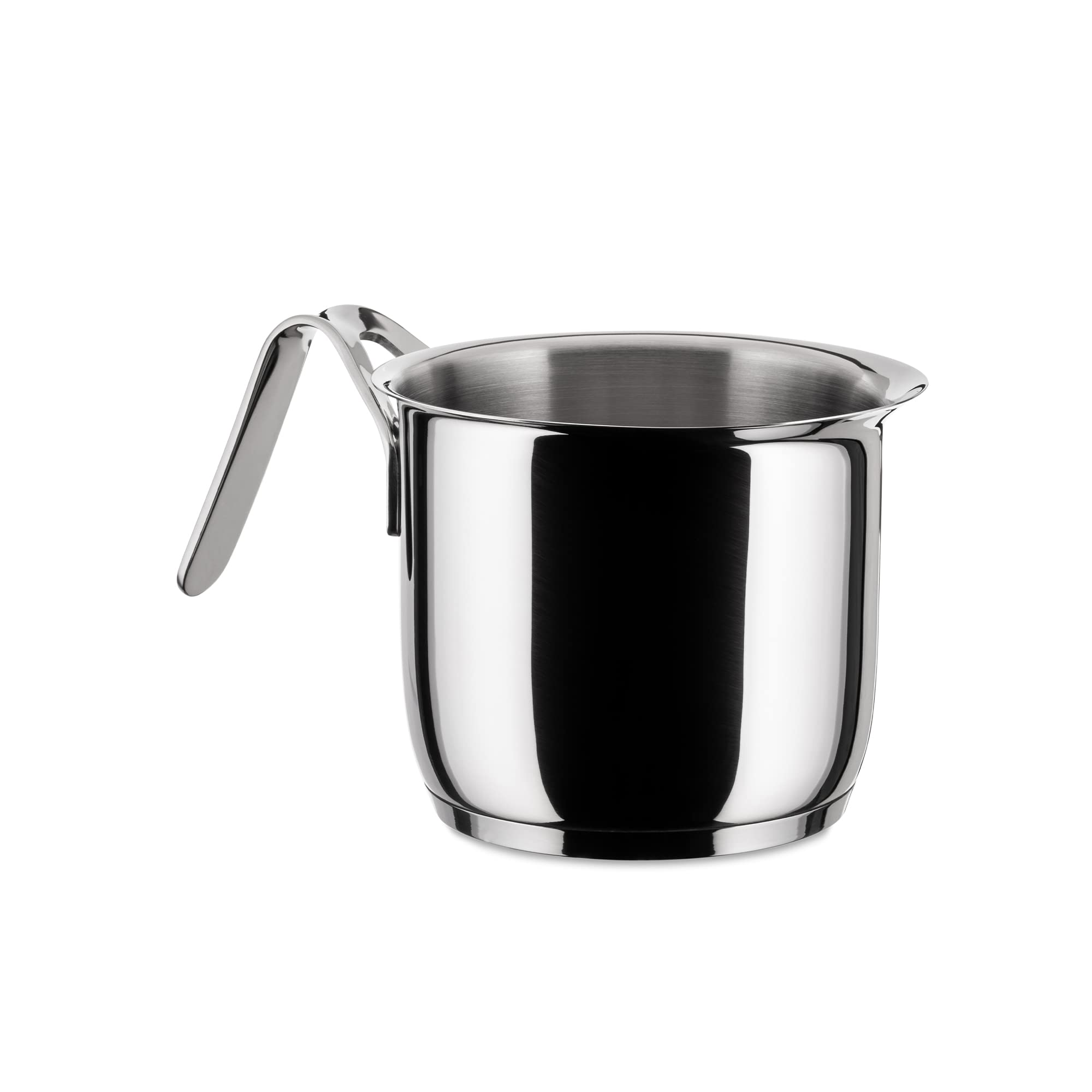 A Di Alessi,AJM302 "POTS & PANS", Milk boiler in 18/10 stainless steel mirror polished,2 qt ¼ oz