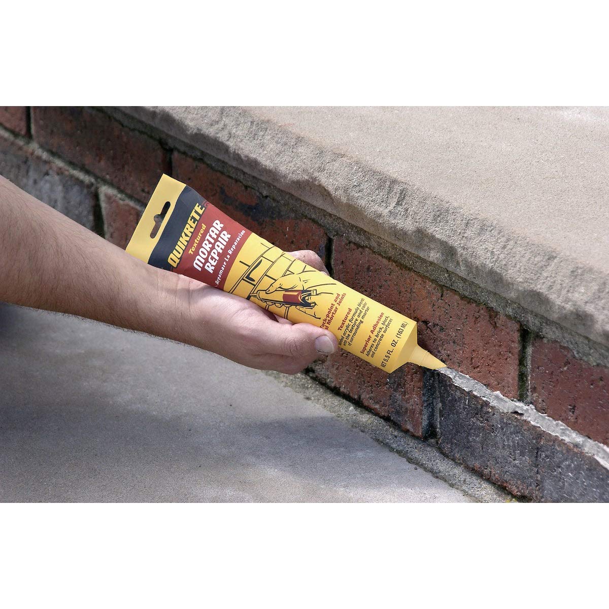 QUIKRETE CO 8620-05 Mortar Repair, 5.5 oz, Gray