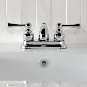 Kingston Brass KB3601BL Vintage 4-Inch Centerset Lavatory Faucet, Polished Chrome