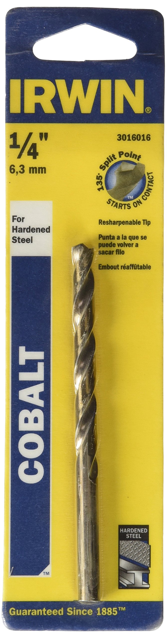 Irwin Tools Irwin Drill BIT 1/4 X 4 Cobalt