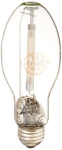 ge lucalox high pressure sodium light bulb, b17 hps bulb, 150-watt, 16000 lumen, medium base, white, 1-pack, high intensity discharge, hid hps bulb for use only with s55 ballast