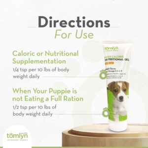 Tomlyn High Calorie Nutritional Gel for Puppies, (Nutri-Cal) 4.25 oz