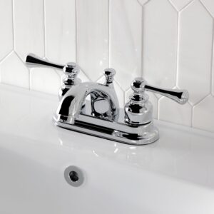 Kingston Brass KB3601BL Vintage 4-Inch Centerset Lavatory Faucet, Polished Chrome