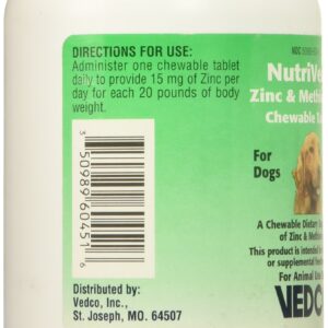 NutriVed Zinpro for Dogs (100 CHEWABLE Tablets)