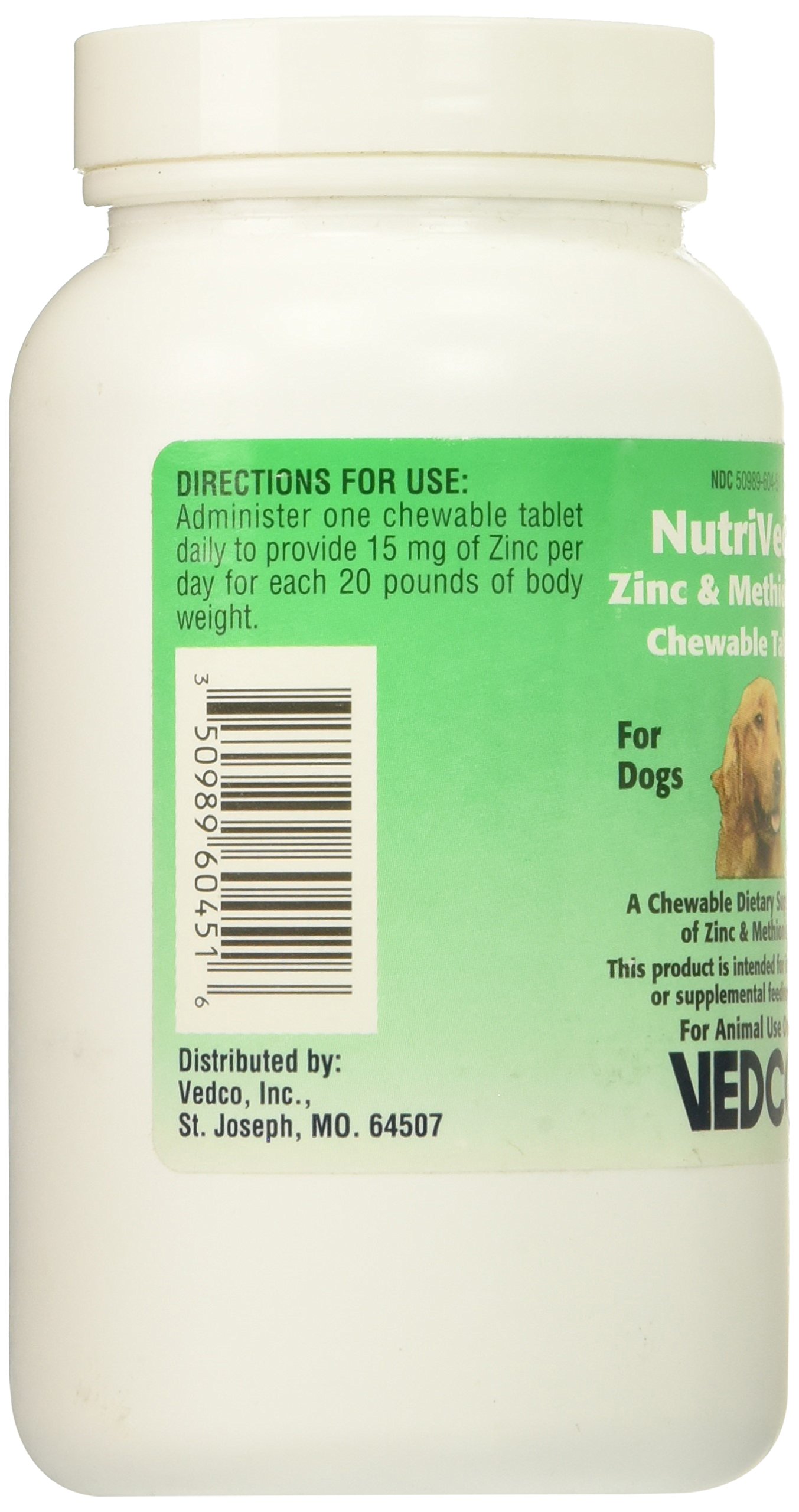 NutriVed Zinpro for Dogs (100 CHEWABLE Tablets)