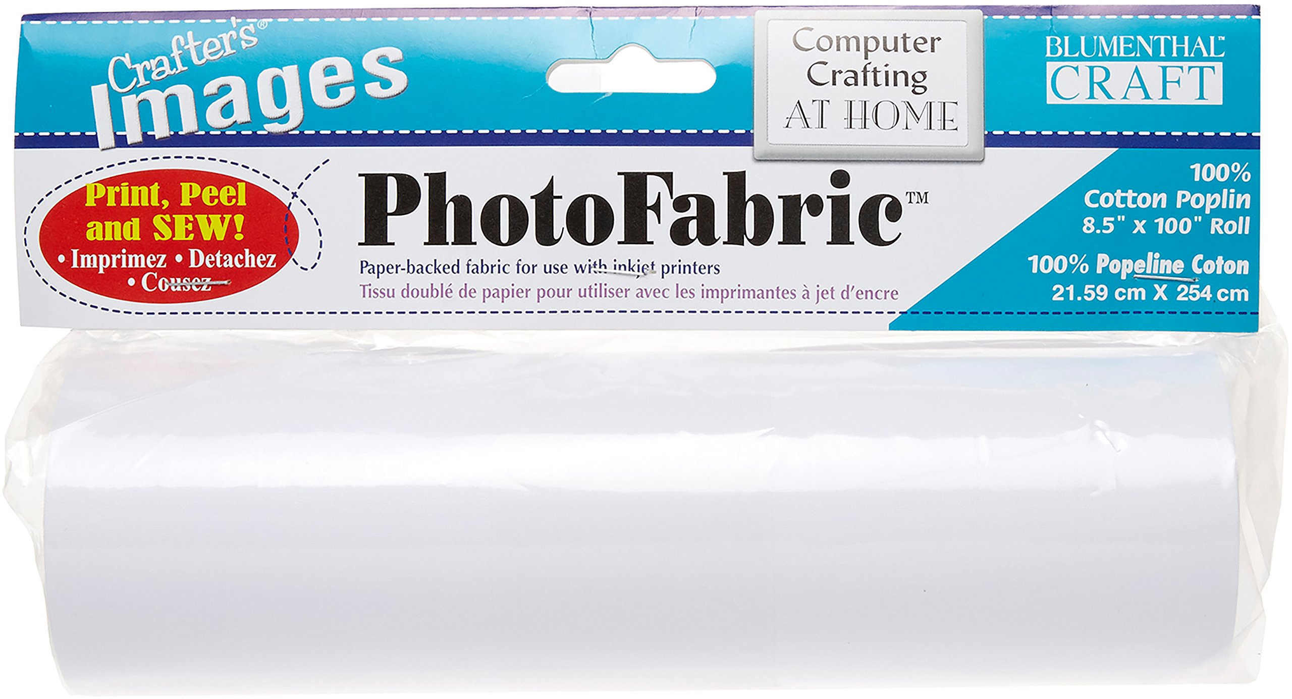 Blumenthal Lansing Crafter's Images 100-Percent Cotton Poplin, 8-1/2-Inch by 100-Inch Roll Photo Fabric