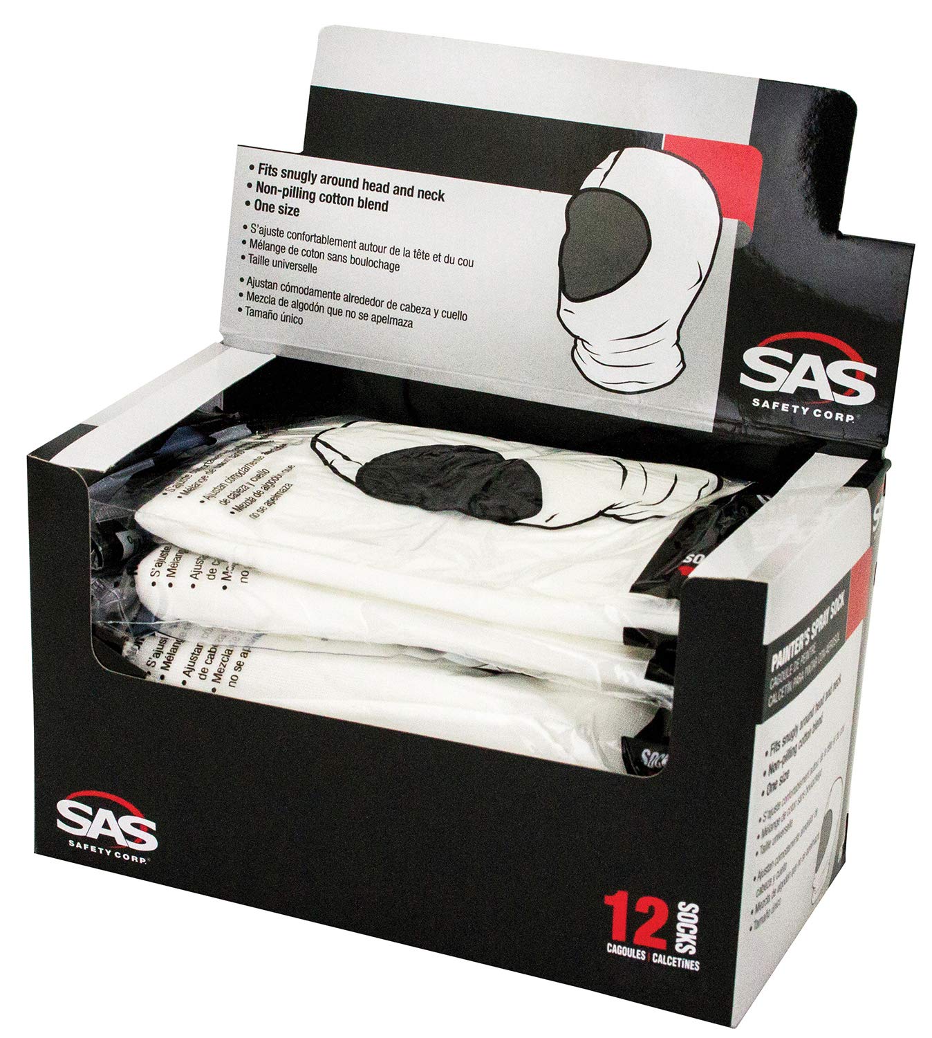 SAS Safety 6810 Painter's Spray Sock Display