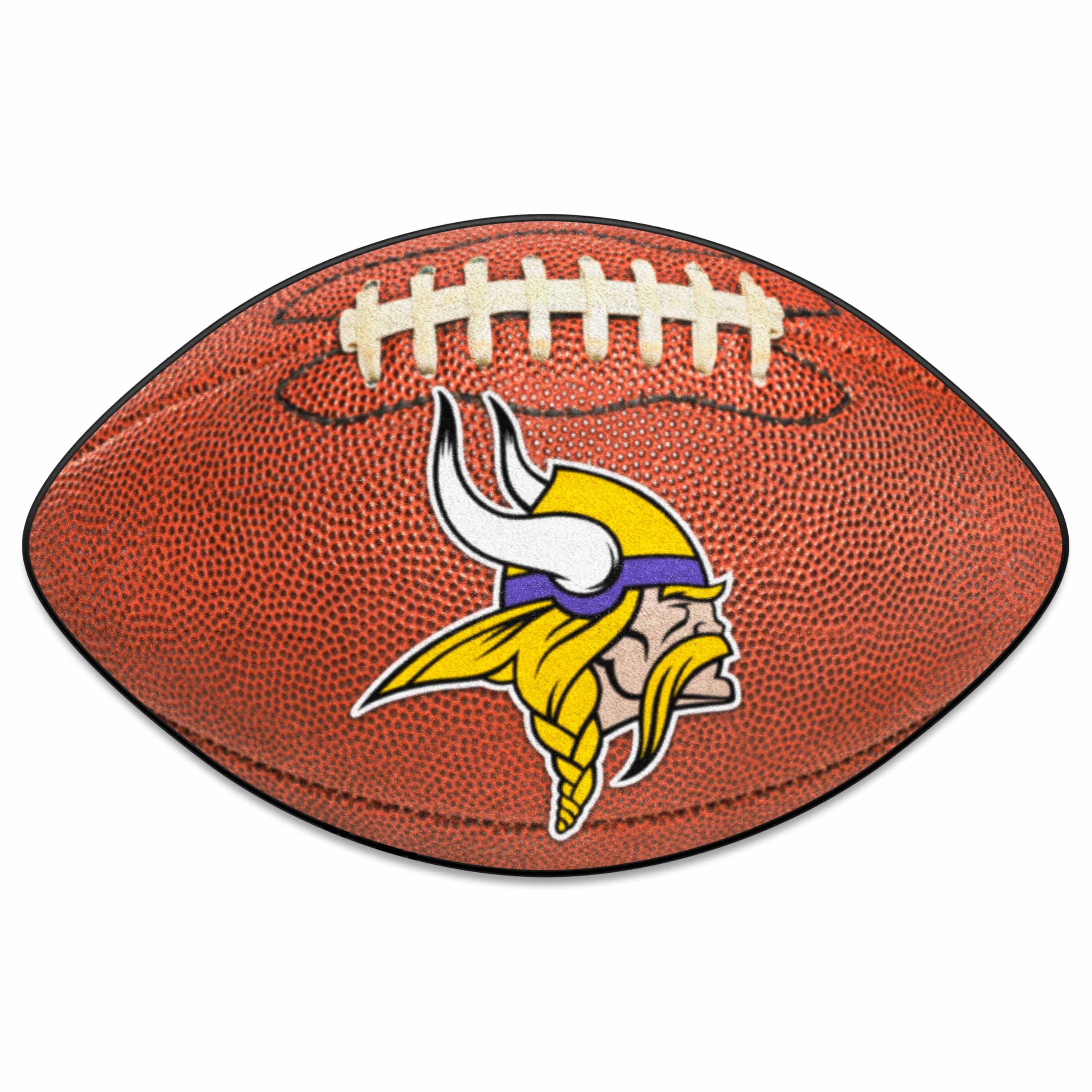 FANMATS 5763 Minnesota Vikings Football Rug - 20.5in. x 32.5in. | Sports Fan Home Decor Rug and Tailgating Mat