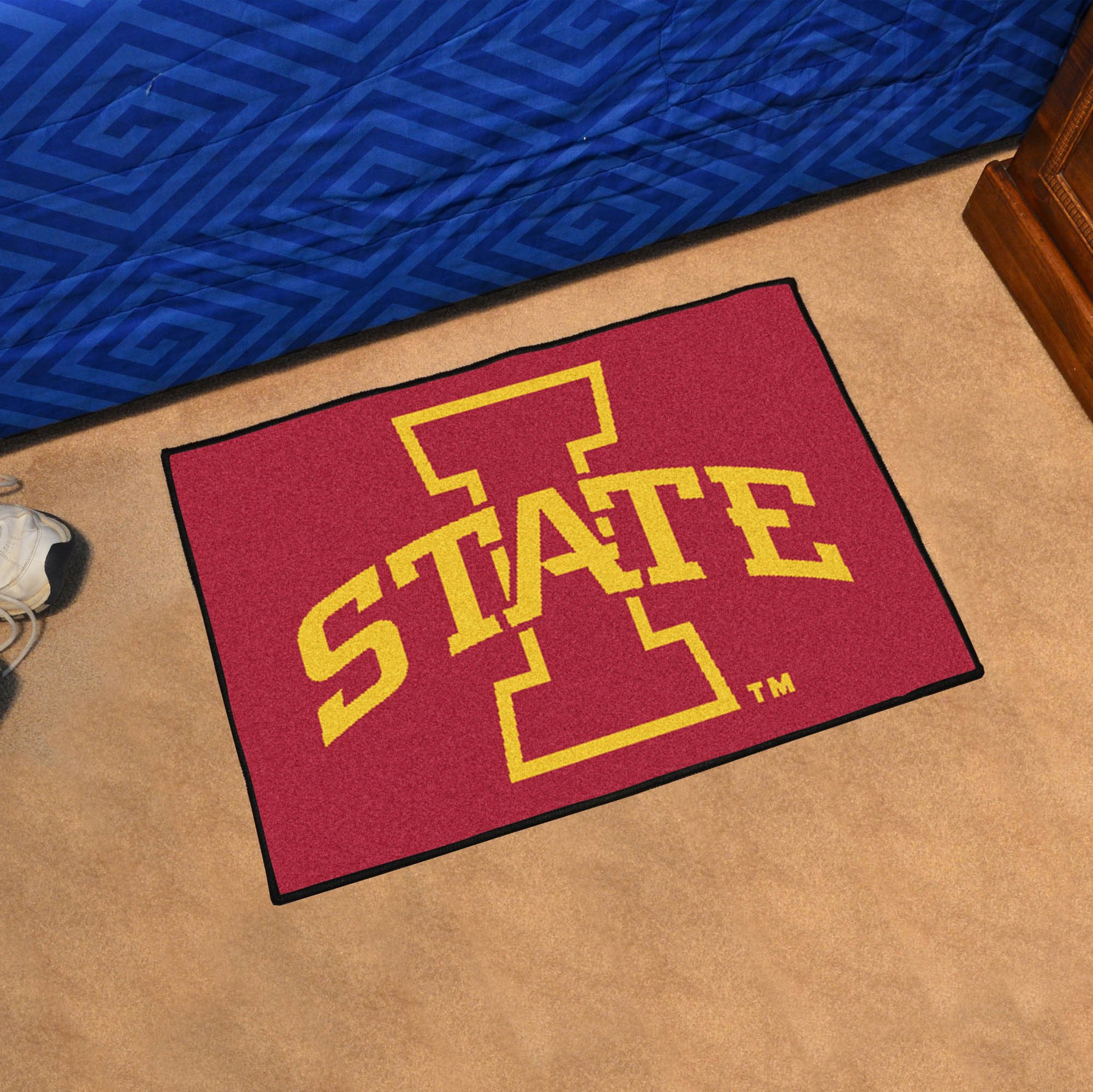 FANMATS - 11 NCAA Iowa State University Cyclones Nylon Face Starter Rug , 19"x30"