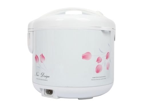 TRC-10 Cool Touch 10-Cup Rice Cooker and Warmer with Steam Basket, White