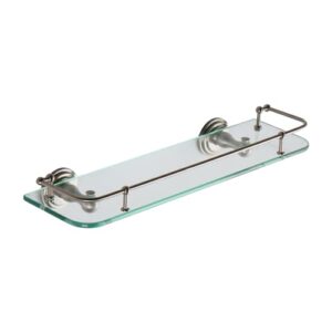 ginger 1135t-18/sn chelsea gallery rail shelf, 18", satin nickel